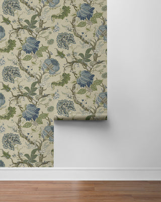 Jacobean Trail Vintage Premium Matte Non-Woven Peel and Stick Wallpaper