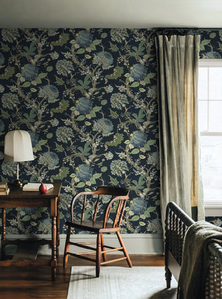 Jacobean Trail Vintage Premium Matte Non-Woven Peel and Stick Wallpaper