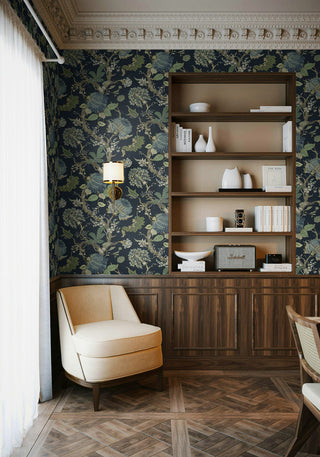 Jacobean Trail Vintage Premium Matte Non-Woven Peel and Stick Wallpaper