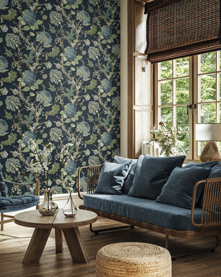 Jacobean Trail Vintage Premium Matte Non-Woven Peel and Stick Wallpaper