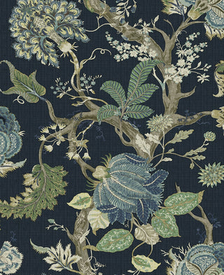 Jacobean Trail Vintage Premium Matte Non-Woven Peel and Stick Wallpaper
