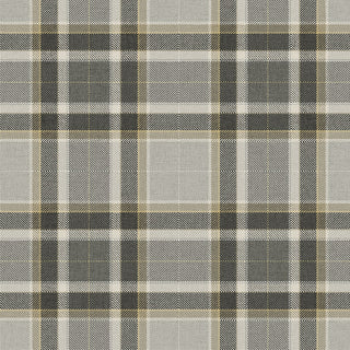 HG14408 Twill Plaid Premium Matte Non-Woven Peel and Stick Wallpaper at Say Decor