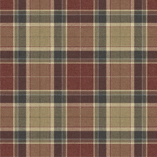 HG14411 Twill Plaid Premium Matte Non-Woven Peel and Stick Wallpaper at Say Decor