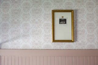 white botanical peel and stick wallpaper decor from Loomwell Home Goods