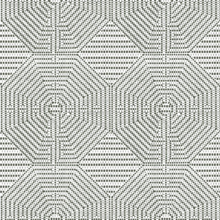 Mitchell Black x Forbes Masters Sade Geometric Wallpaper in shade Olive at Say Decor