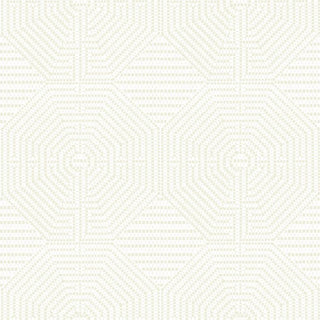 Mitchell Black x Forbes Masters Sade Geometric Wallpaper in shade Cream at Say Decor