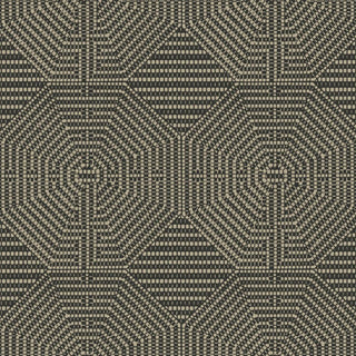 Mitchell Black x Forbes Masters Sade Geometric Wallpaper in shade Black at Say Decor