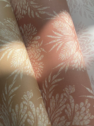 botanical peel and stick wallpaper roll from Loomwell Home Goods