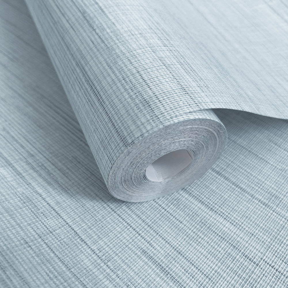 
                  
                    Stringcloth wallpaper textured wallcovering blue textile 
                  
                