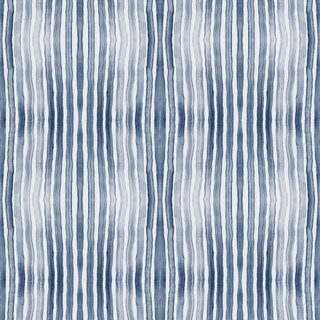 Mitchell Black Hand Painted Stripe Wallpaper in shade Blue at Say Decor