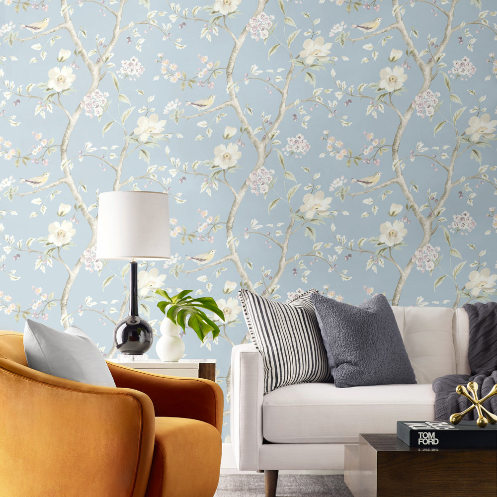 
                  
                    LN11112 Southport floral trail botanical wallpaper living room from the Luxe Retreat collection by Lillian August
                  
                