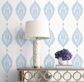 LN21402 palm frond peel and stick wallpaper decor from Lillian August