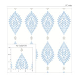 LN21402 palm frond peel and stick wallpaper scale from Lillian August