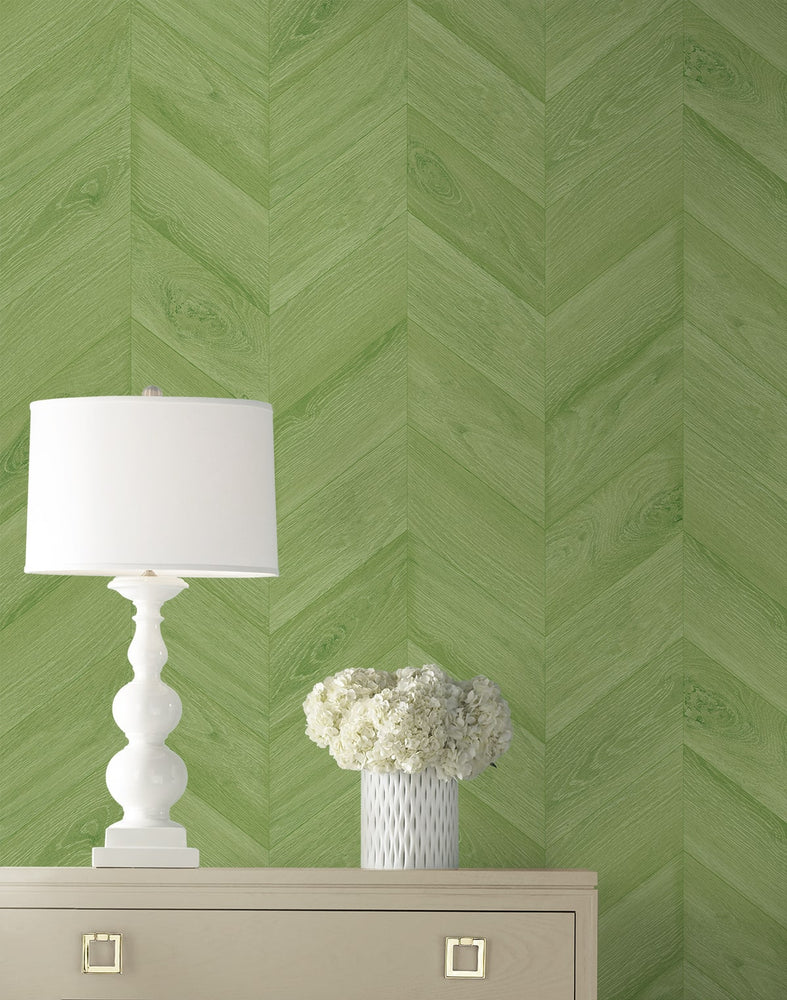 LN40804 faux chevron vinyl wallpaper decor from the Coastal Haven collection by Lillian August