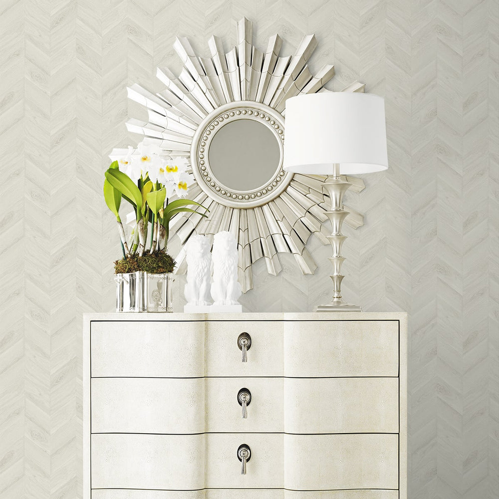 
                  
                    LN40805 faux chevron vinyl wallpaper living room from the Coastal Haven collection by Lillian August
                  
                