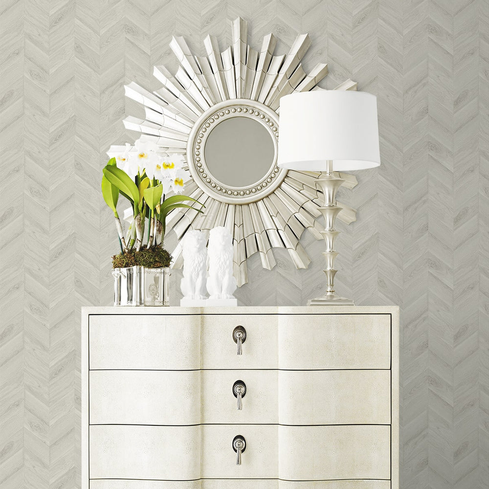 
                  
                    LN40818 faux chevron vinyl wallpaper living room from the Coastal Haven collection by Lillian August
                  
                