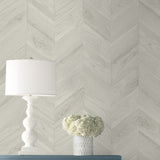 LN40818 faux chevron vinyl wallpaper decor from the Coastal Haven collection by Lillian August