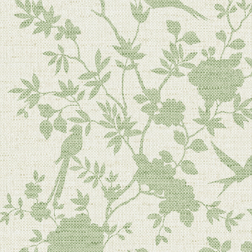 
                  
                    LN41004 chinoiserie bird vinyl wallpaper from the Coastal Haven collection by Lillian August
                  
                