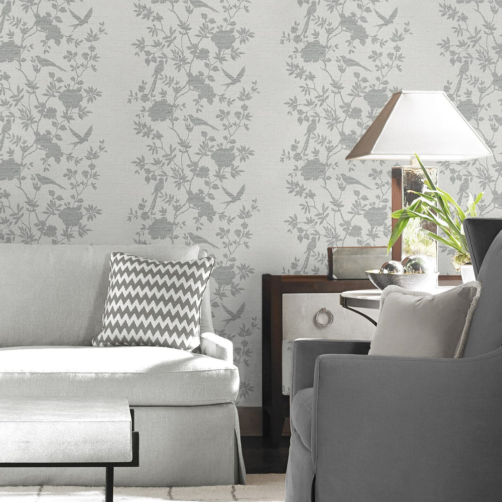 
                  
                    LN41008 chinoiserie bird vinyl wallpaper living room from the Coastal Haven collection by Lillian August
                  
                