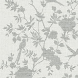 LN41008 chinoiserie bird vinyl wallpaper from the Coastal Haven collection by Lillian August