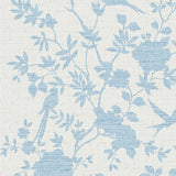 LN41012 chinoiserie bird vinyl wallpaper from the Coastal Haven collection by Lillian August