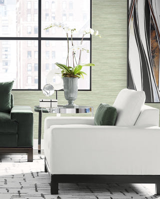 LN41104 textured vinyl wallpaper living room from the Coastal Haven collection by Lillian August