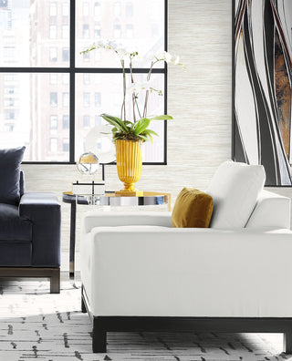 LN41105 textured vinyl wallpaper living room from the Coastal Haven collection by Lillian August