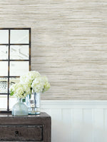 LN41107 textured vinyl wallpaper decor from the Coastal Haven collection by Lillian August