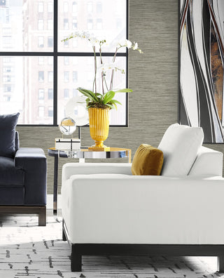 LN41117 textured vinyl wallpaper living room from the Coastal Haven collection by Lillian August