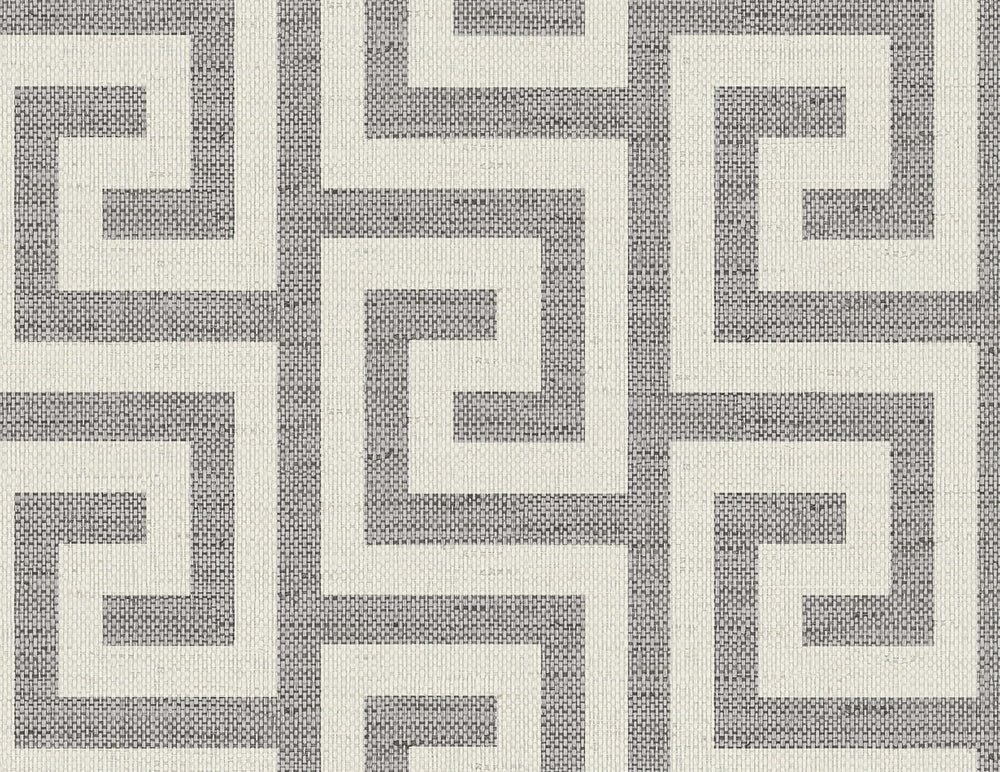 LN41200 geometric textured vinyl wallpaper from the Coastal Haven collection by Lillian August