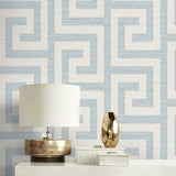 LN41202 geometric textured vinyl wallpaper decor from the Coastal Haven collection by Lillian August