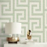 LN41204 geometric textured vinyl wallpaper decor from the Coastal Haven collection by Lillian August