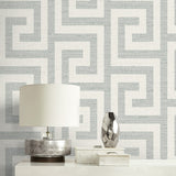 LN41208 geometric textured vinyl wallpaper decor from the Coastal Haven collection by Lillian August