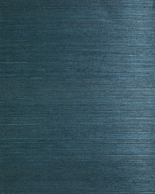 LN50011 blue sisal grasscloth unpasted wallpaper