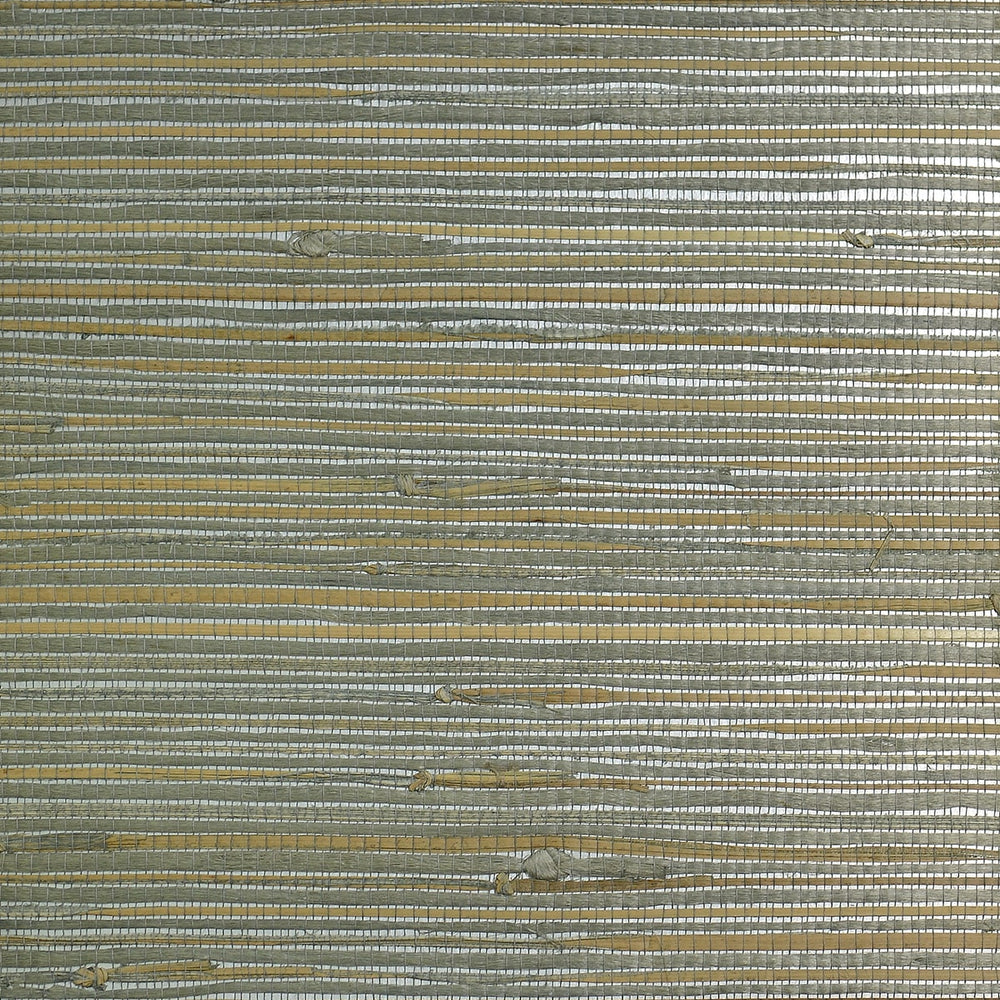 LN50026 green and silver boodle grasscloth wallpaper from Lillian August