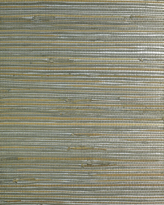 LN50026 green and silver boodle grasscloth wallpaper from Lillian August