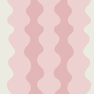 Mitchell Black Natalie Papier Low Frequency Abstract Wallpaper in shade Blush at Say Decor
