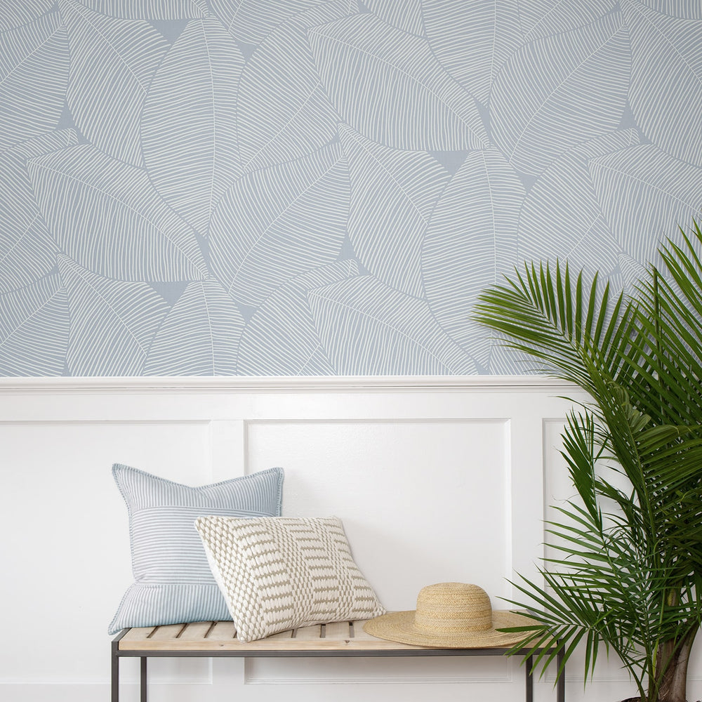 
                  
                    MB31302 leaf wallpaper from the Beach House collection by Seabrook Designs
                  
                