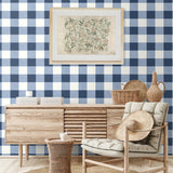MB31902 plaid wallpaper from the Beach House collection by Seabrook Designs