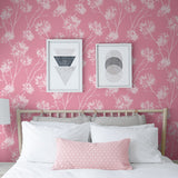 NW36001 floral peel and stick wallpaper bedroom from NextWall