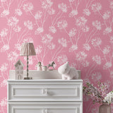 NW36001 floral peel and stick wallpaper nursery from NextWall