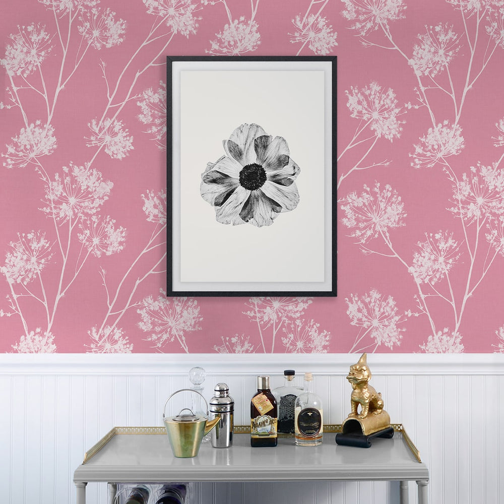 
                  
                    NW36001 floral peel and stick wallpaper dining room from NextWall
                  
                