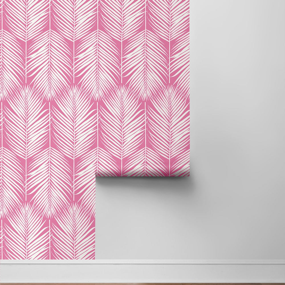 
                  
                    NW39801 palm leaf peel and stick wallpaper roll from NextWall
                  
                
