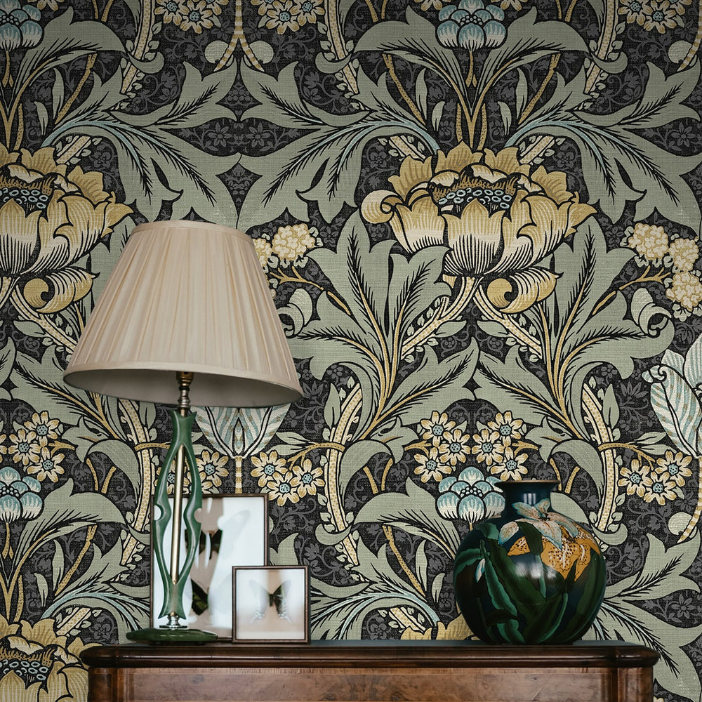 
                  
                    NW41510 vintage morris peel and stick wallpaper decor from NextWall
                  
                