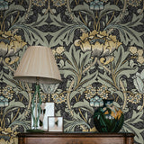 NW41510 vintage morris peel and stick wallpaper decor from NextWall