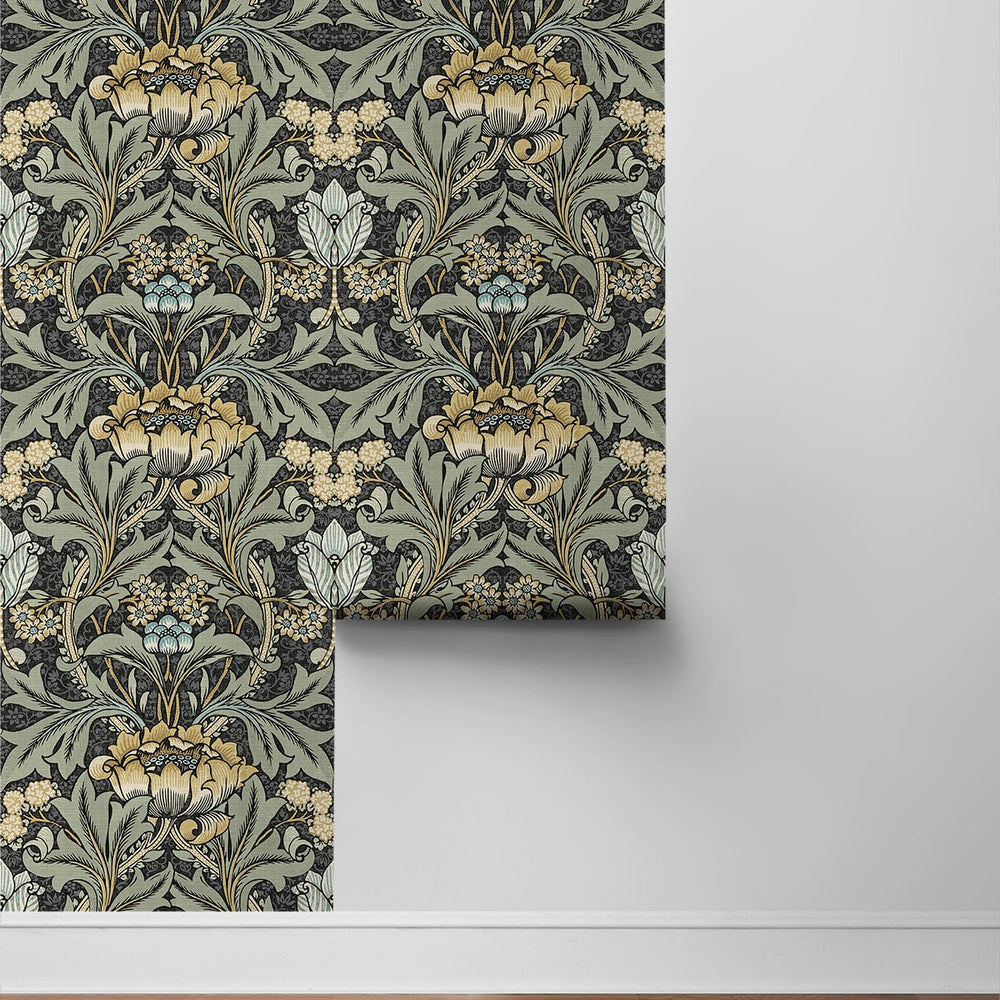 
                  
                    NW41510 vintage morris peel and stick wallpaper roll from NextWall
                  
                