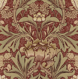 NW41511 vintage morris peel and stick wallpaper from NextWall