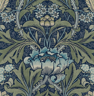 NW41512 vintage morris peel and stick wallpaper from NextWall