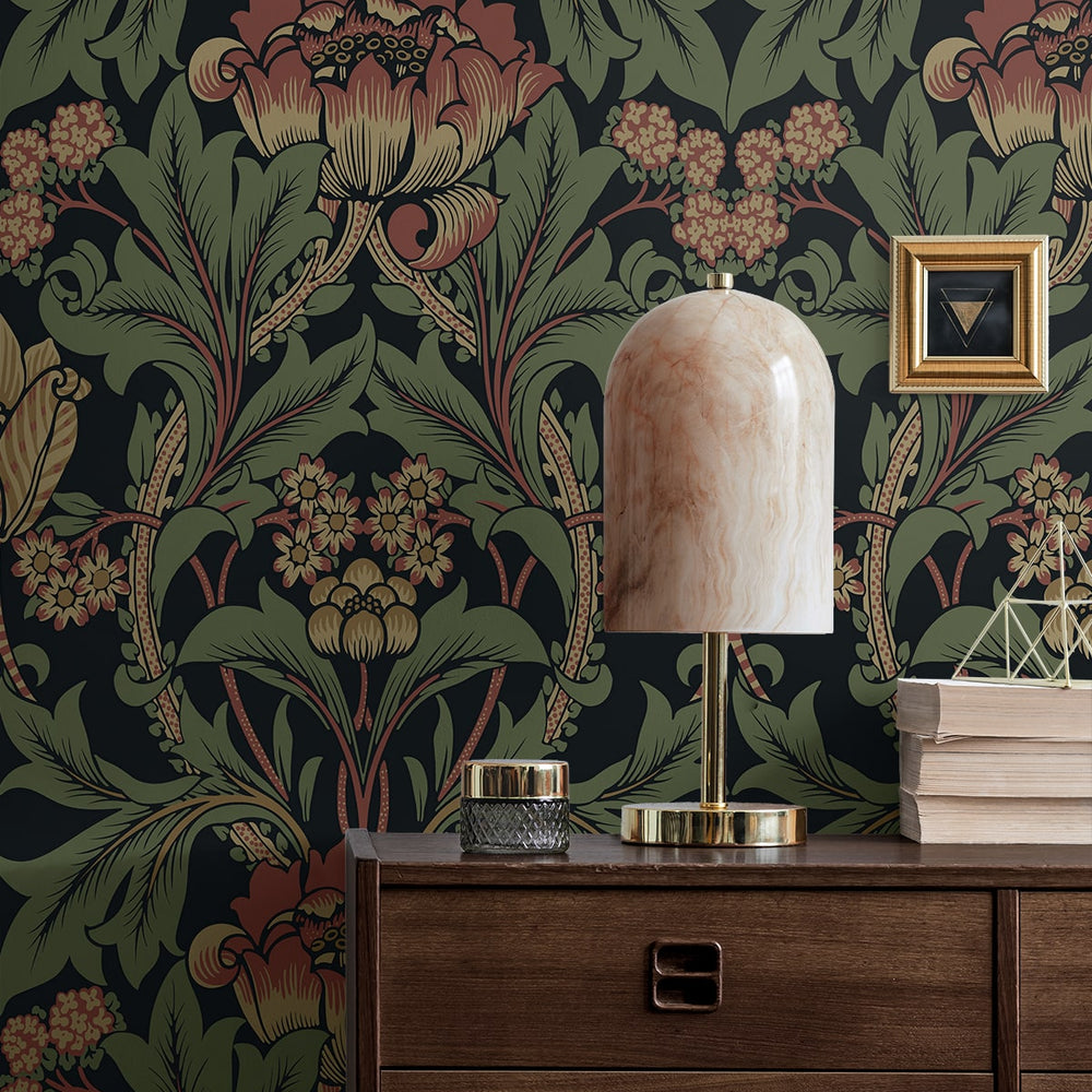 
                  
                    NW44401 vintage floral peel and stick wallpaper decor from NextWall
                  
                