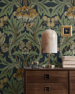 NW44404 vintage floral peel and stick wallpaper decor from NextWall